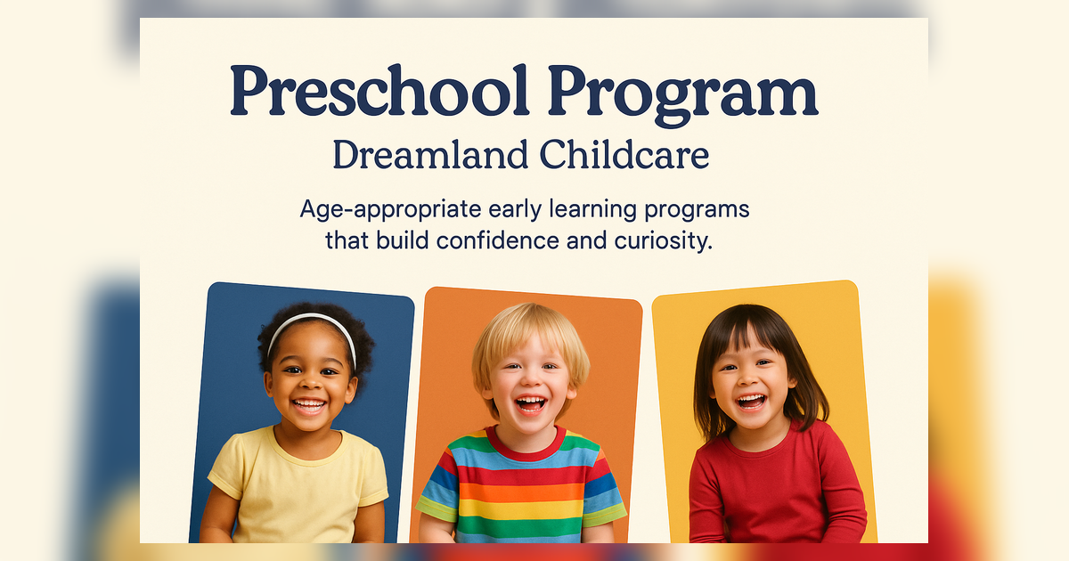 Engaging Preschool Programs | Dreamland Childcare